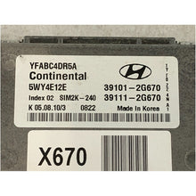 ✅ 11 Hyundai Sonata Engine Control Module ECM Computer 39101-2G670