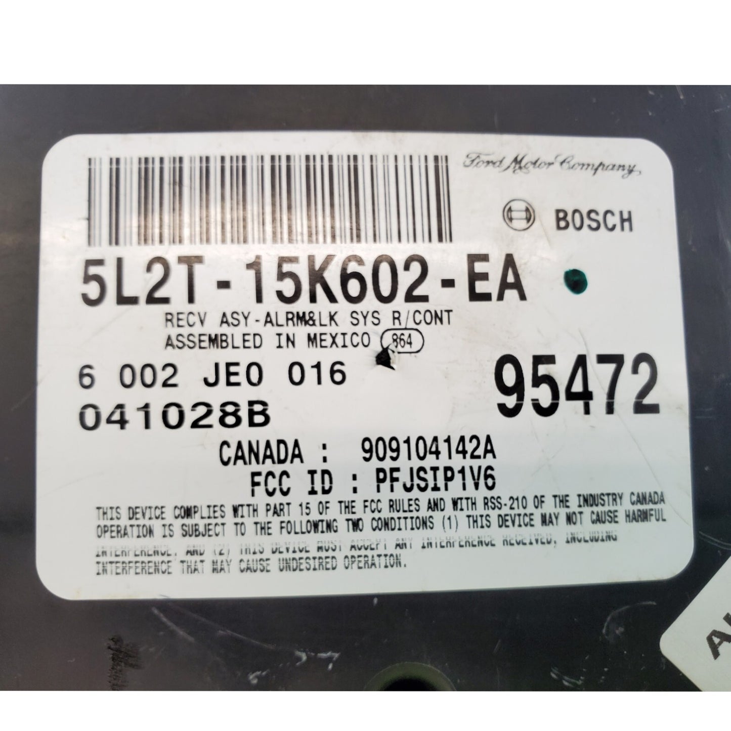 ✅ 05 FORD EXPLORER Anti Theft Keyless Entry Module 5L2T-15K602-EA OEM 