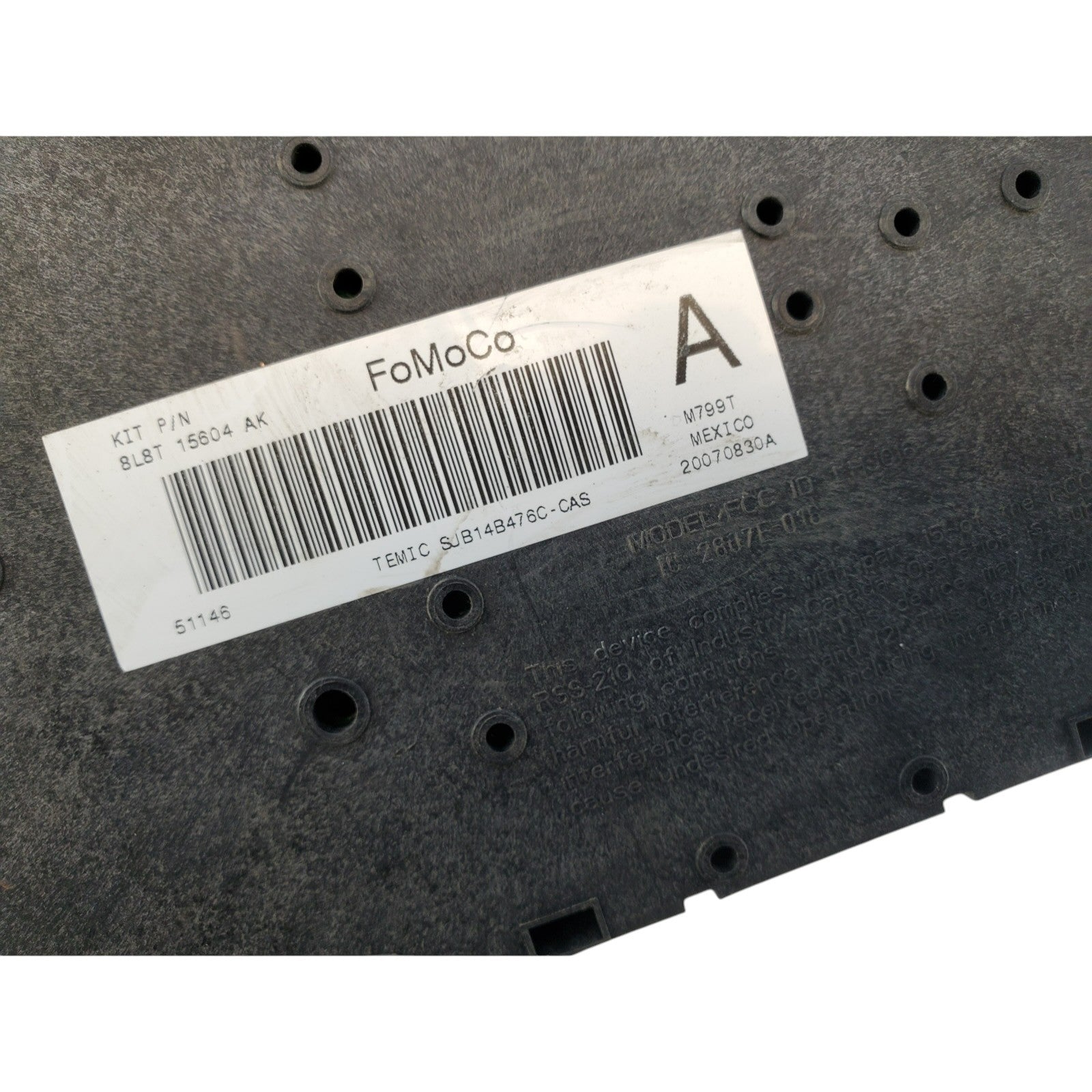 08 09 2008 2009 Ford Escape Interior Cabin Fuse Box Relay Block 8l8t15604ak