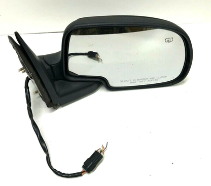 99-07 GMC Chevy Black right Side View Power Door Mirror GM