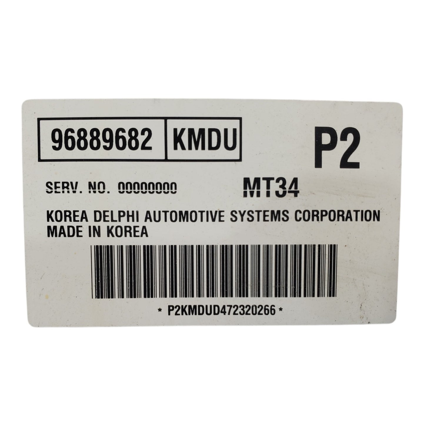 08 Aveo ECM ECU  96889682