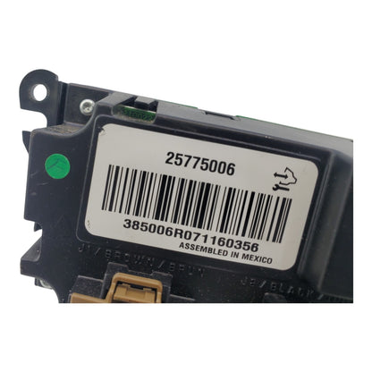 2007-2012 Gmc Acadia Ac Heater Climate Control 25932036 25775006 15109357