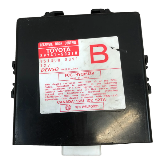 1998 - 2000 LEXUS LS400 DOOR RECEIVER CONTROL MODULE 89741-50310 OEM 98 - 00