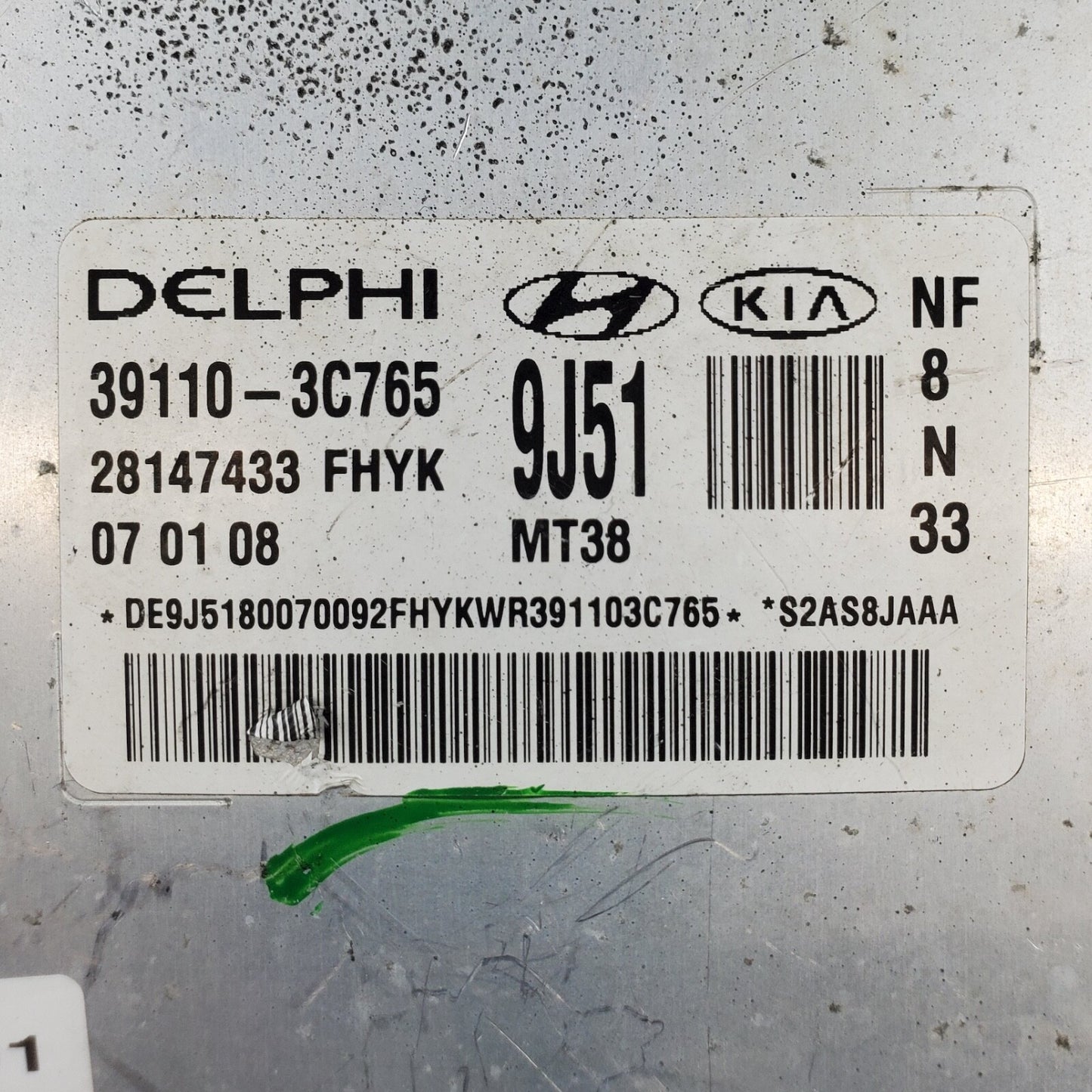 09-10 SONATA 3.3L Engine Control Modul ECM Computer 39110-3C765