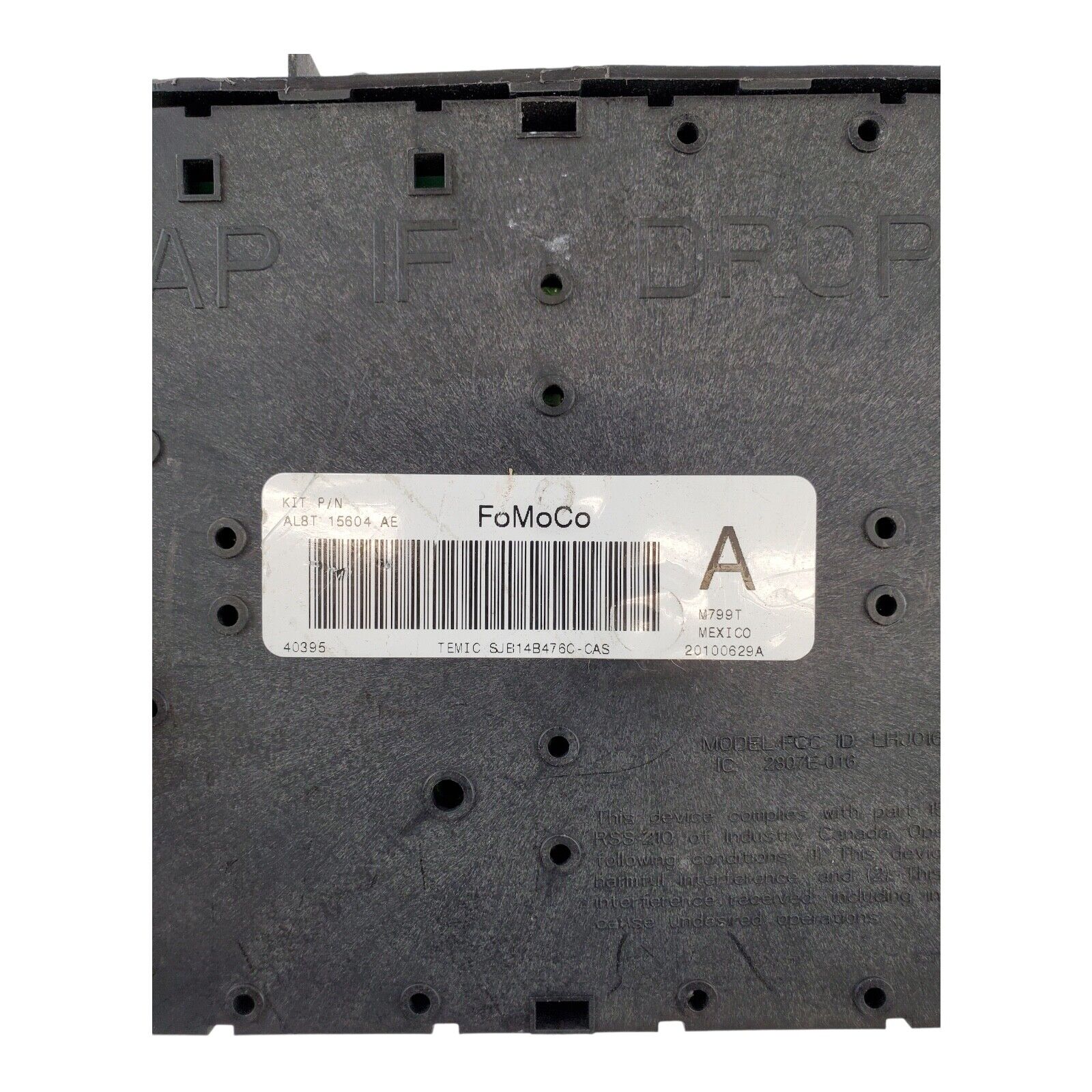 2009-2012 Ford Escape Interior Relay Fuse Box AL8T-15604-AE 2010 2011 09 12 I3