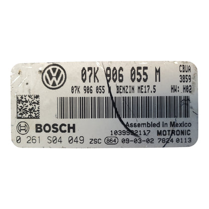 2009 VW Volkswagen Jetta Rabbit 2.5 Engine Control Module ECU ECM PCM 07K906055M