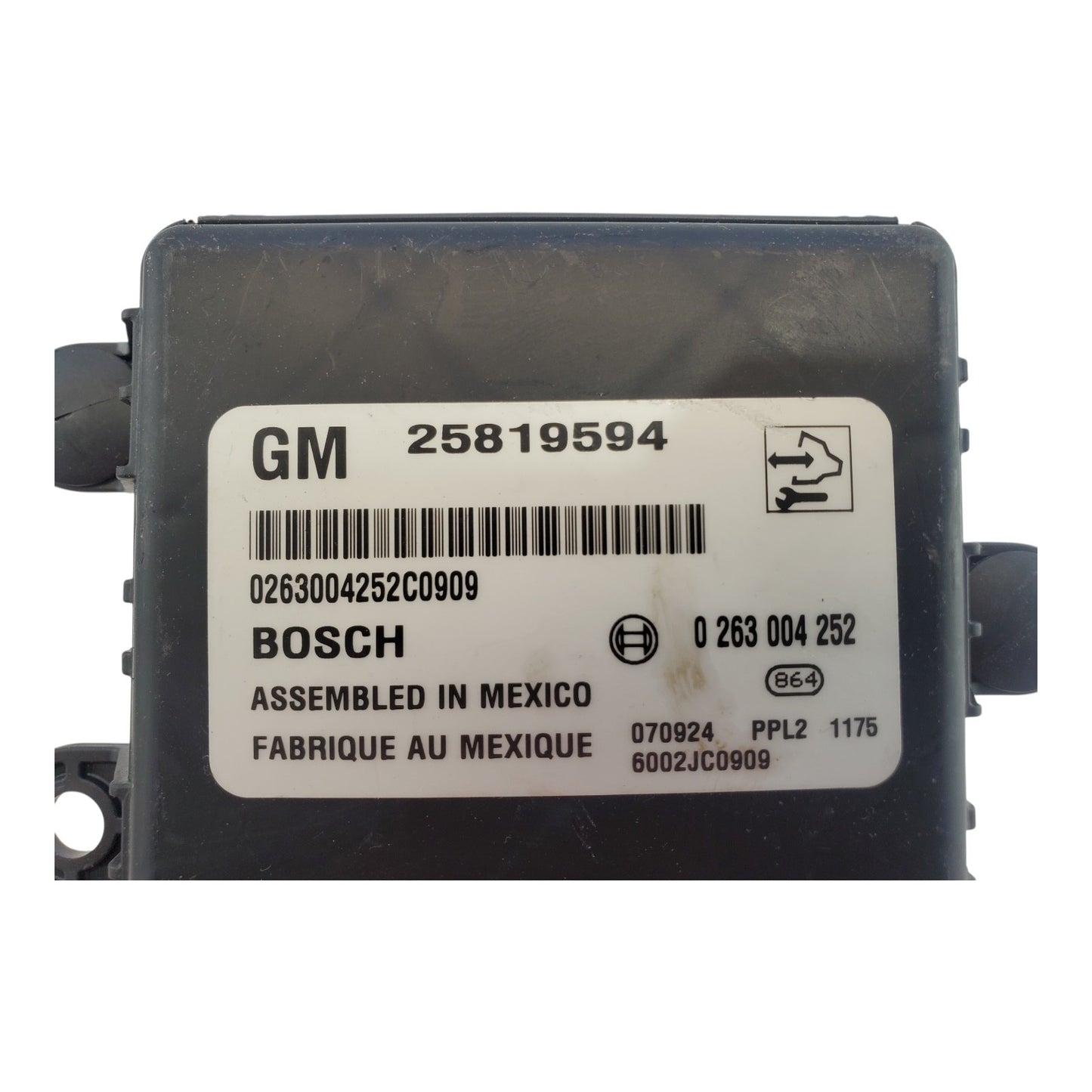 REAR PARK ASSIST COMPUTER RELAY ECM ACADIA OUTLOOK SRX CTS 06 07 08 09 25819594