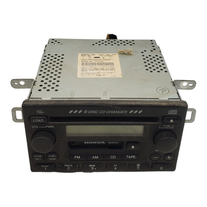 Honda Accord 2002 Original Stereo Reciever Radio Model 39100 S82 A300 6 Disc
