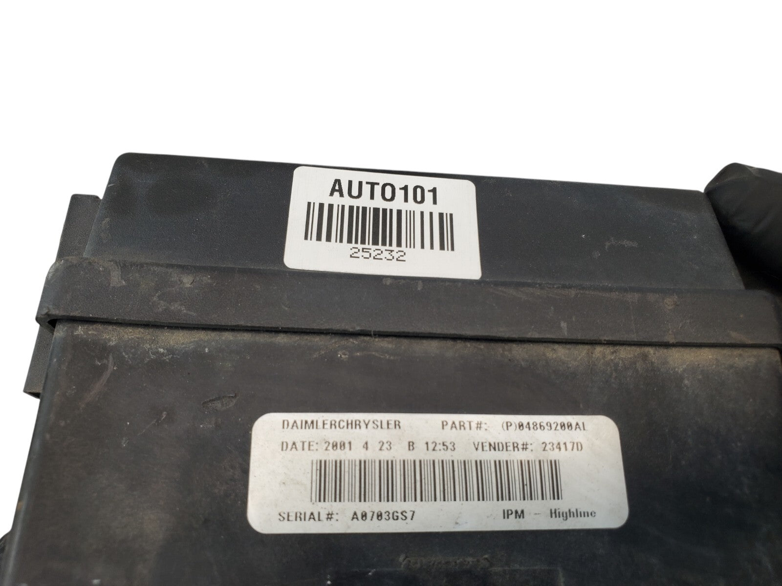 01-03 Town & Country Caravan Fuse Box Relay Body Control Module 04869200AL