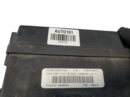 01-03 Town & Country Caravan Fuse Box Relay Body Control Module 04869200AL