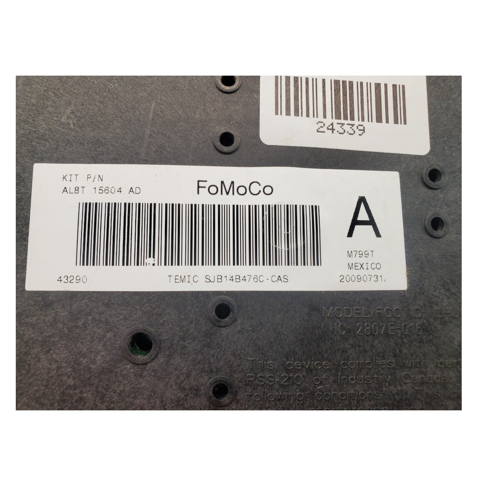 ✅ 09-12 Ford Escape Interior Relay Fuse Box AL8T-15604-AD