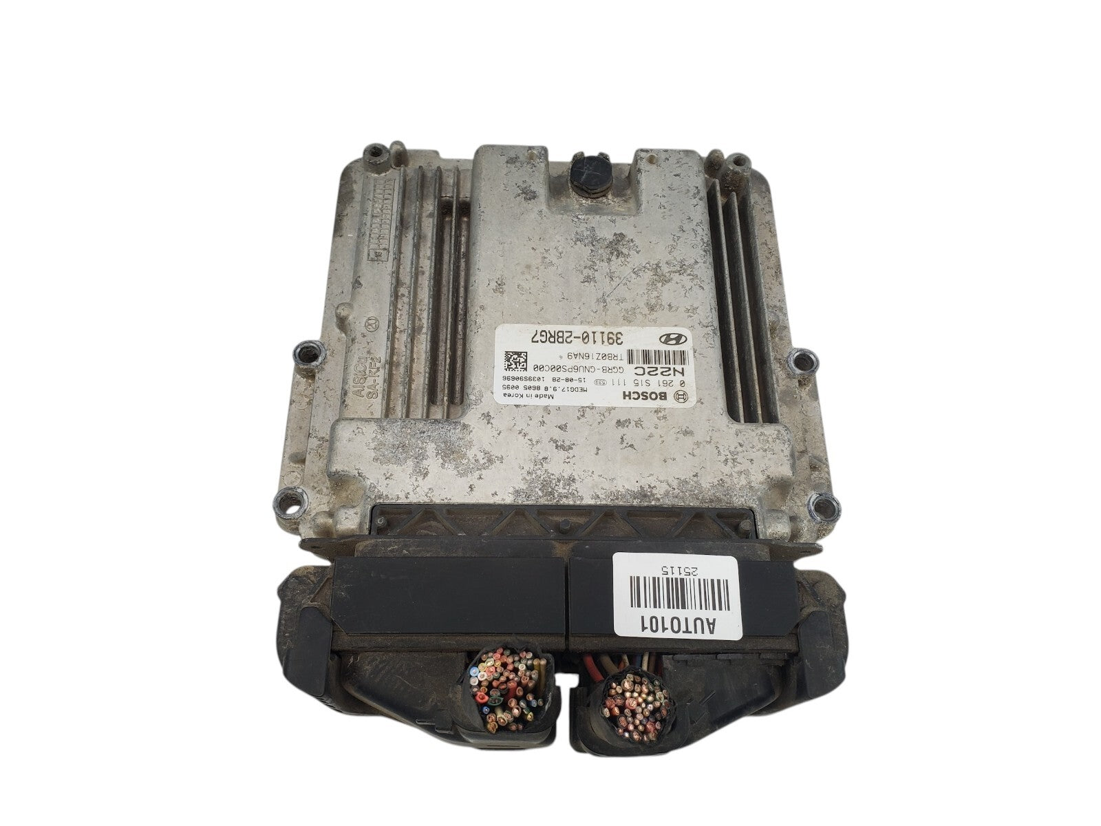 15-17 HYUNDAI ACCENT ENGINE CONTROL MODULE ECU ECM PCM OEM 39110-2BRG7