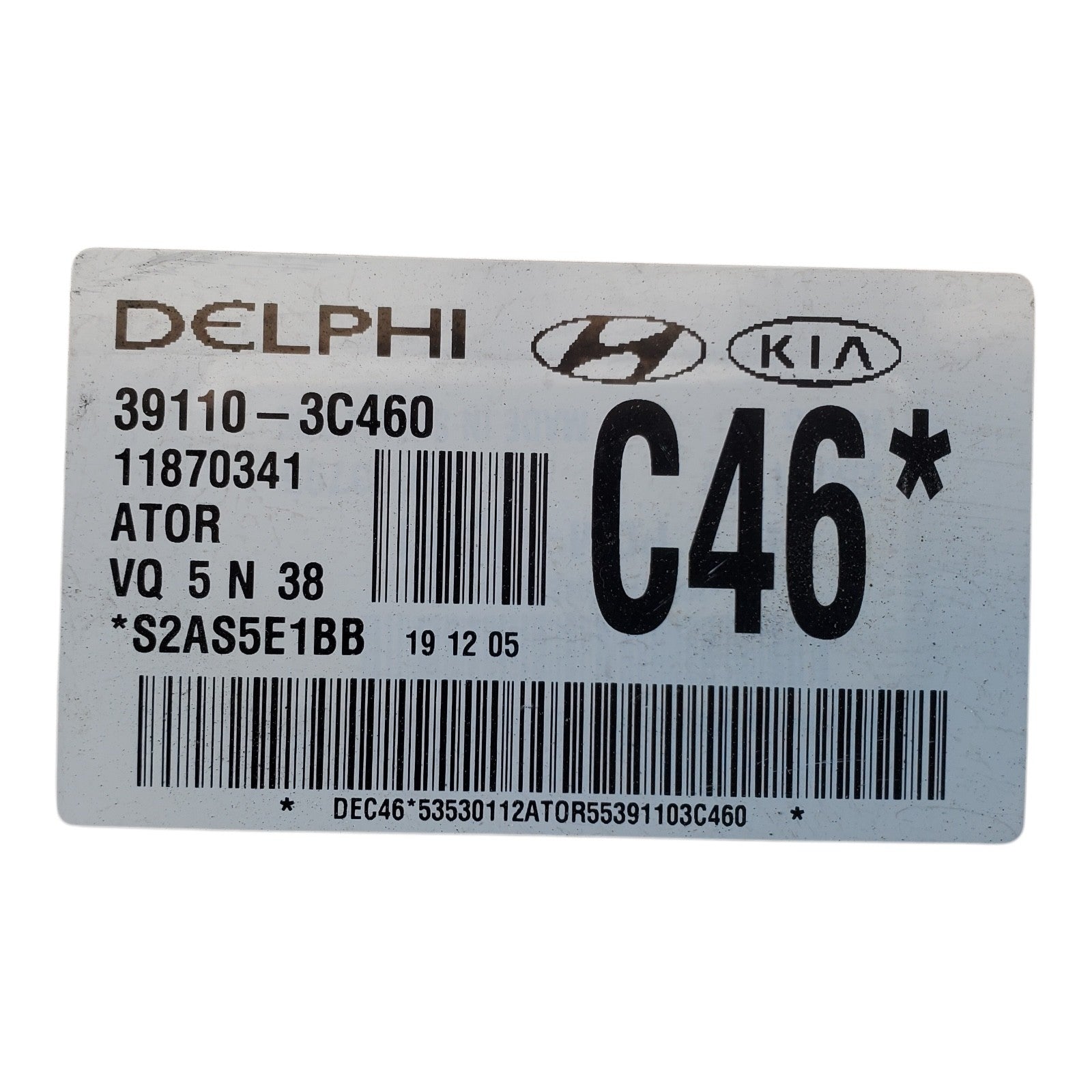 2006 2007 Kia Sedona 3.8L Engine Computer ECU Module P/N 39110-3C460 11870341