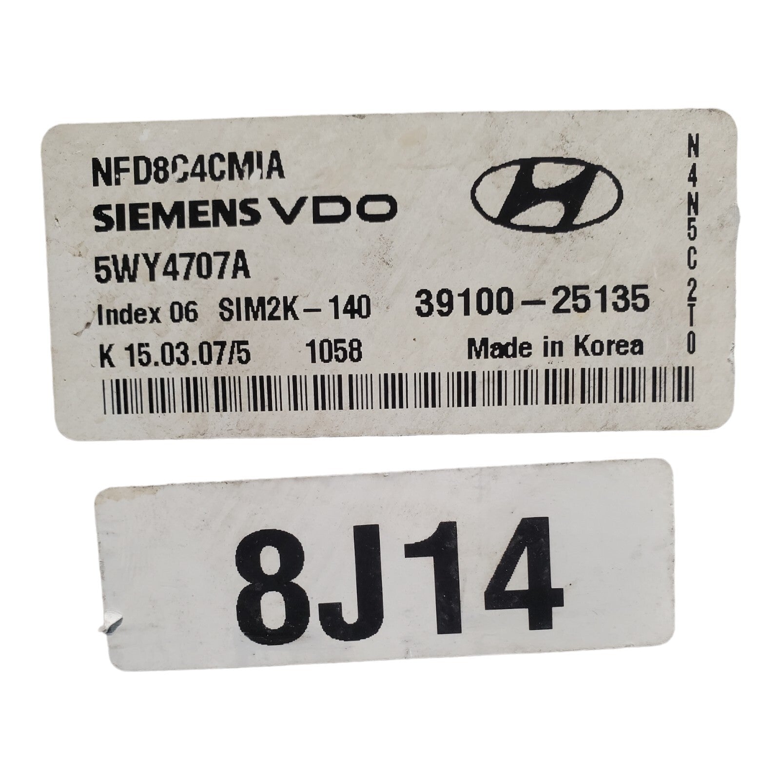 ✅2006-2008 Hyundai Sonata Engine Computer Ecu Pcm Ecm Pcu Oem X9CSG 39100-25135
