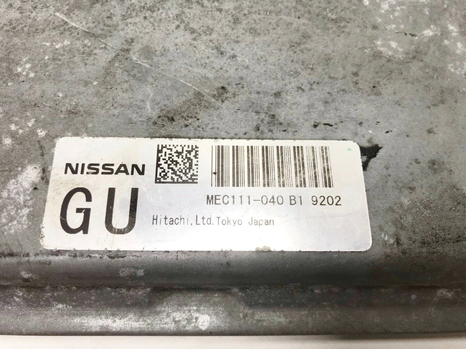 2009 09 Nissan Rogue Engine Control Module Unit Ecm MEC111-040 B1