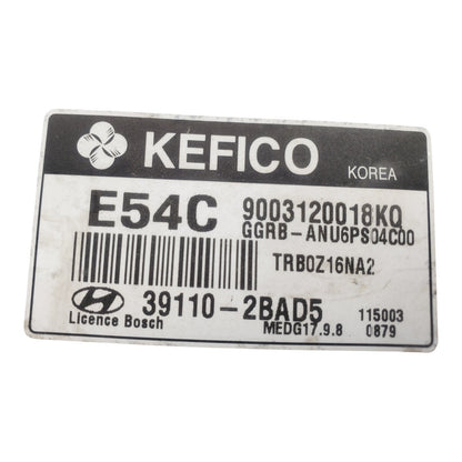 12-14 Hyundai Accent 39110-2BAD5 Computer Engine Control