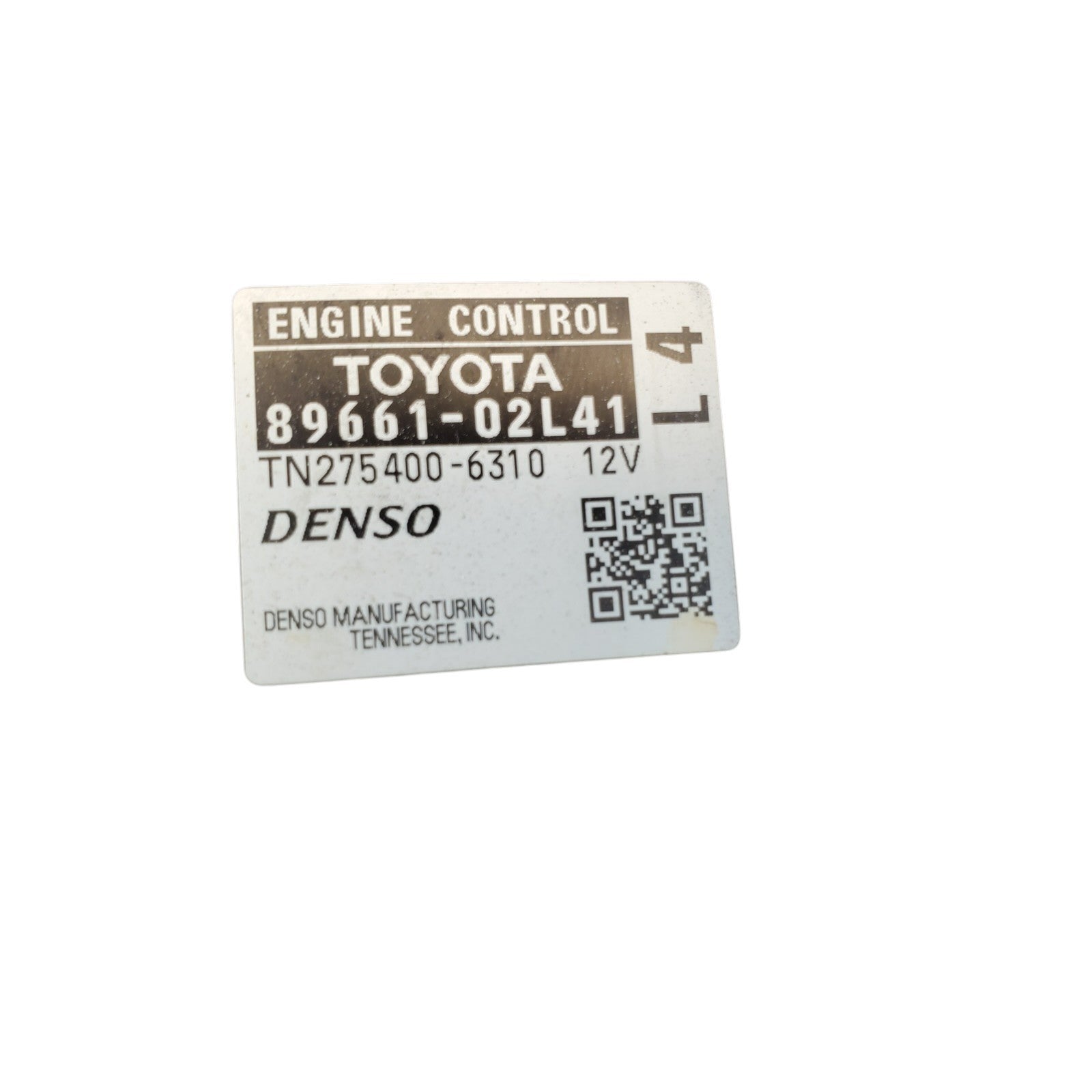 2009 Toyota  89661-02L41 Computer Brain Engine Control ECU ECM EBX Module