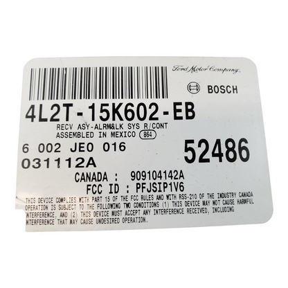 ✅ 02-04 FORD EXPLORER Anti-theft Keyless Entry Module 4L2T-15K602-EB