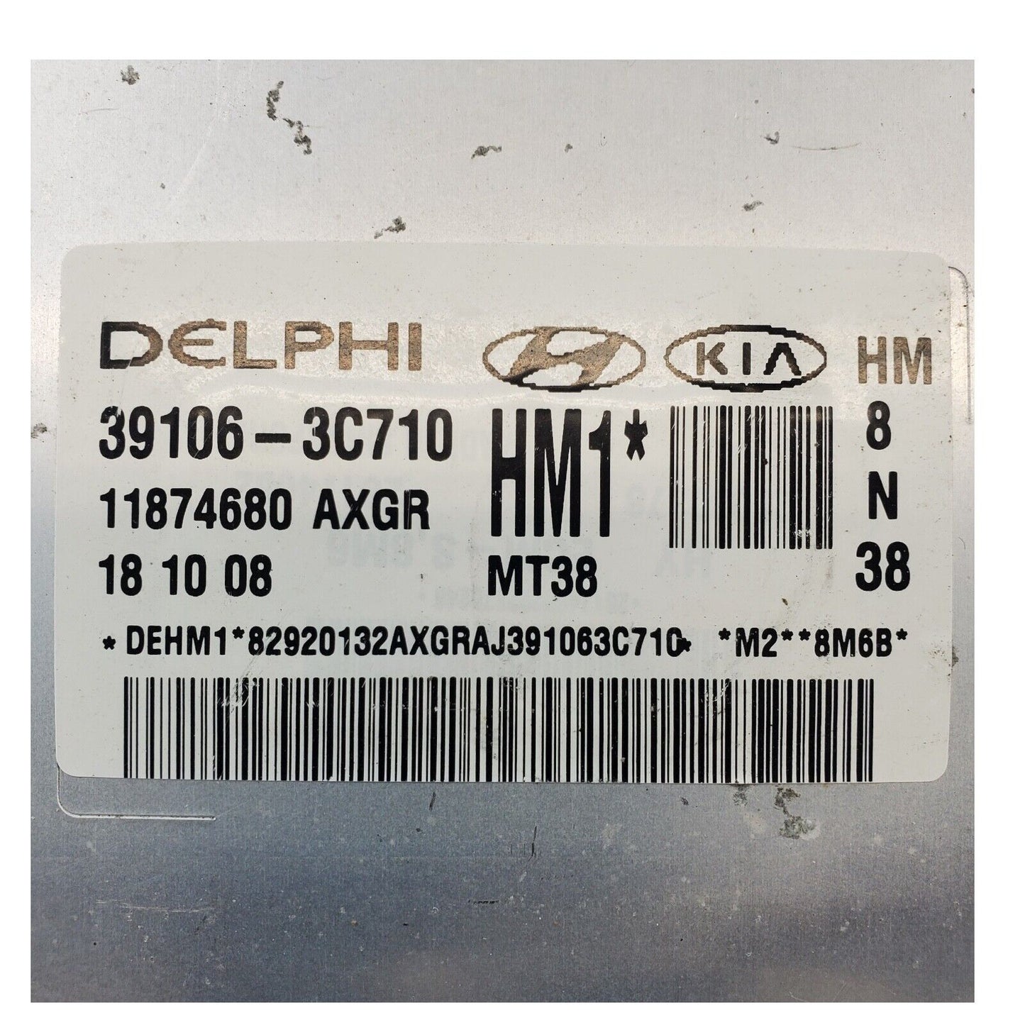 09 10 Kia Borrego Computer Brain Engine Control ECU ECM EBX Module 391063C710