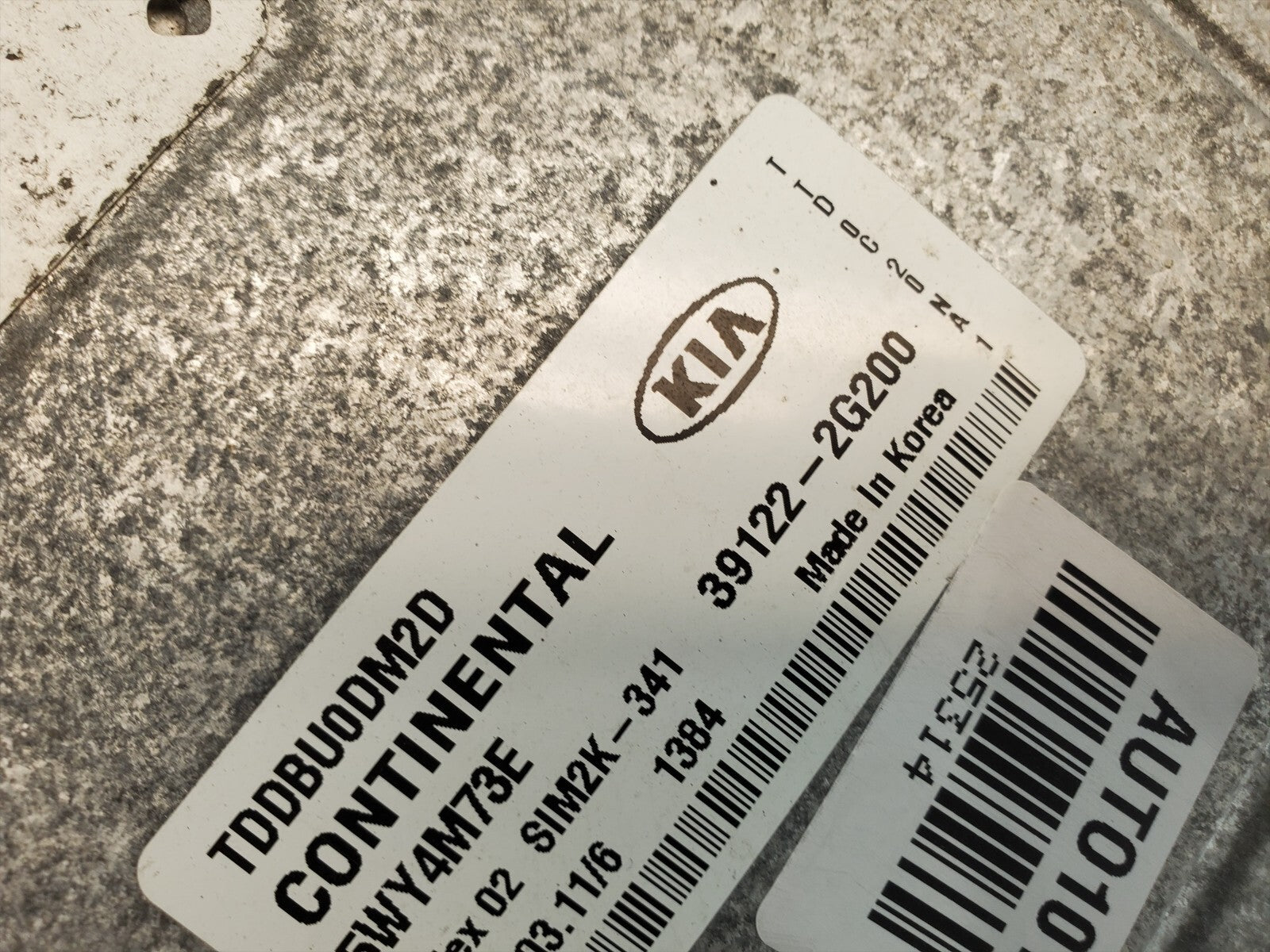 11-13 Forte Computer Brain Engine Control ECU ECM EBX Module 39122-2G200