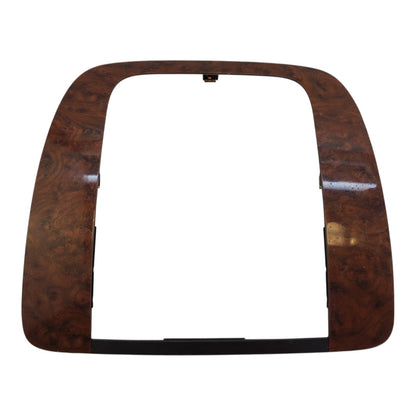 15211886    07-13 Chevy Tahoe, GMC Yukon, Radio Panel Bezel Trim Wood Grain OEM