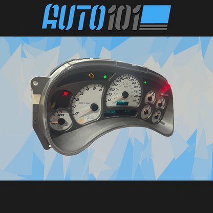 03-05 GMC, Chevy Instrument Cluster  - Programmed Mileage GM