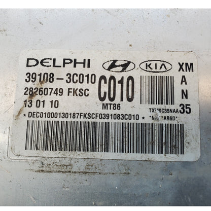 39108-3C010 ecm ecu computer 2011-2013 Kia Sorento ENGINE CONTROL MODULE