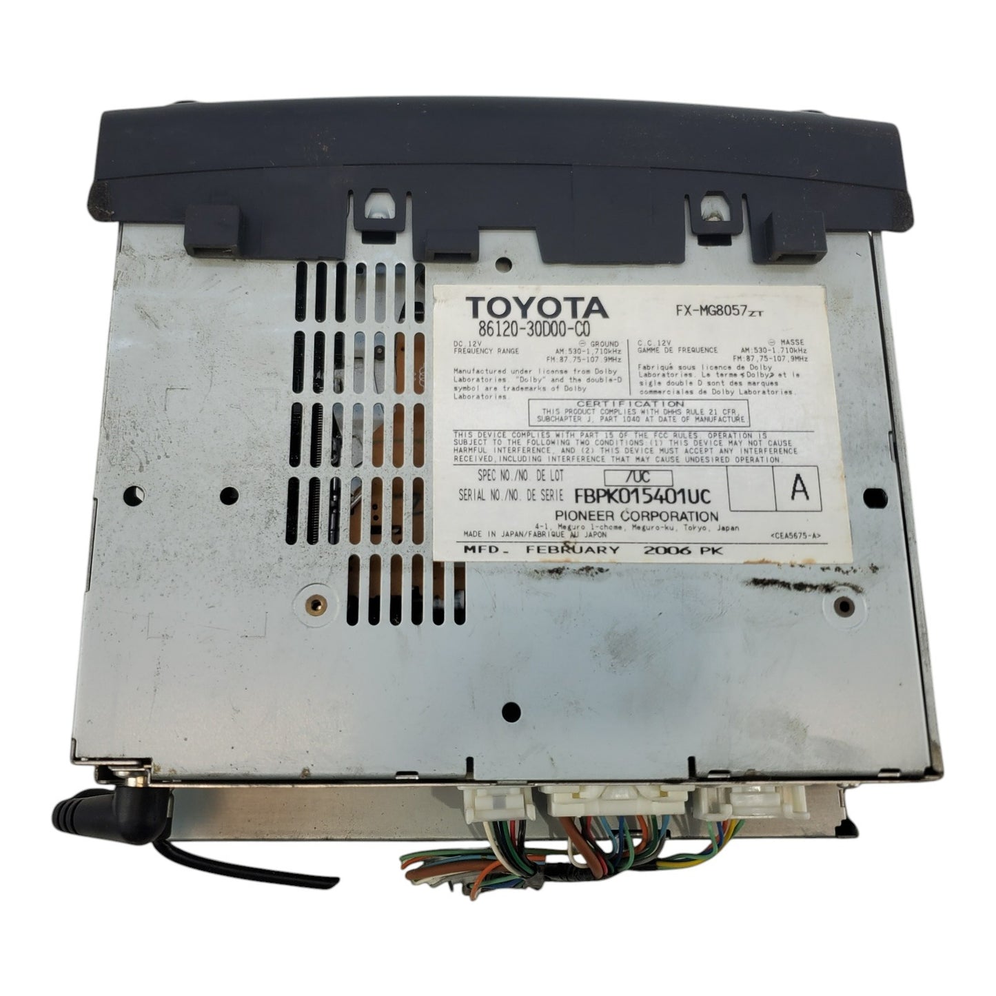2006 2007 Lexus GS Radio 6 Disc CD Player 86120-30D00-C0 OEM #R160