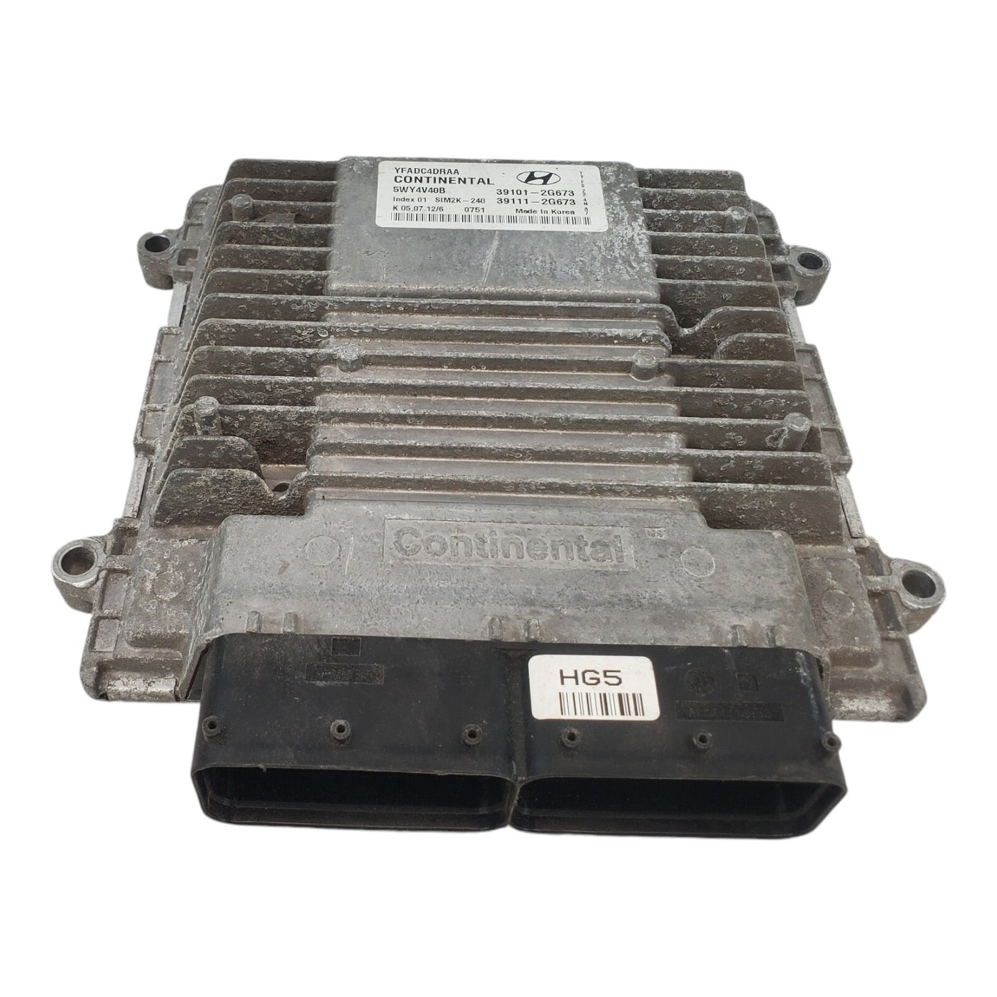 11-14 HYUNDAI SONATA ENGINE CONTROL MODULE ECU ECM PCM OEM 39101-2G673
