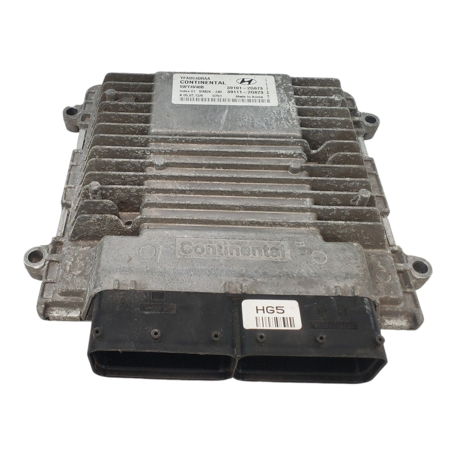 11-14 HYUNDAI SONATA ENGINE CONTROL MODULE ECU ECM PCM OEM 39101-2G673