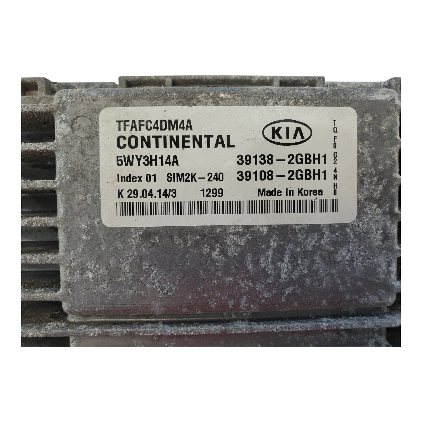 2014 2015 Kia Optima 2.4 Engine Control Module Unit ECU ECM OEM 39138-2GBH1