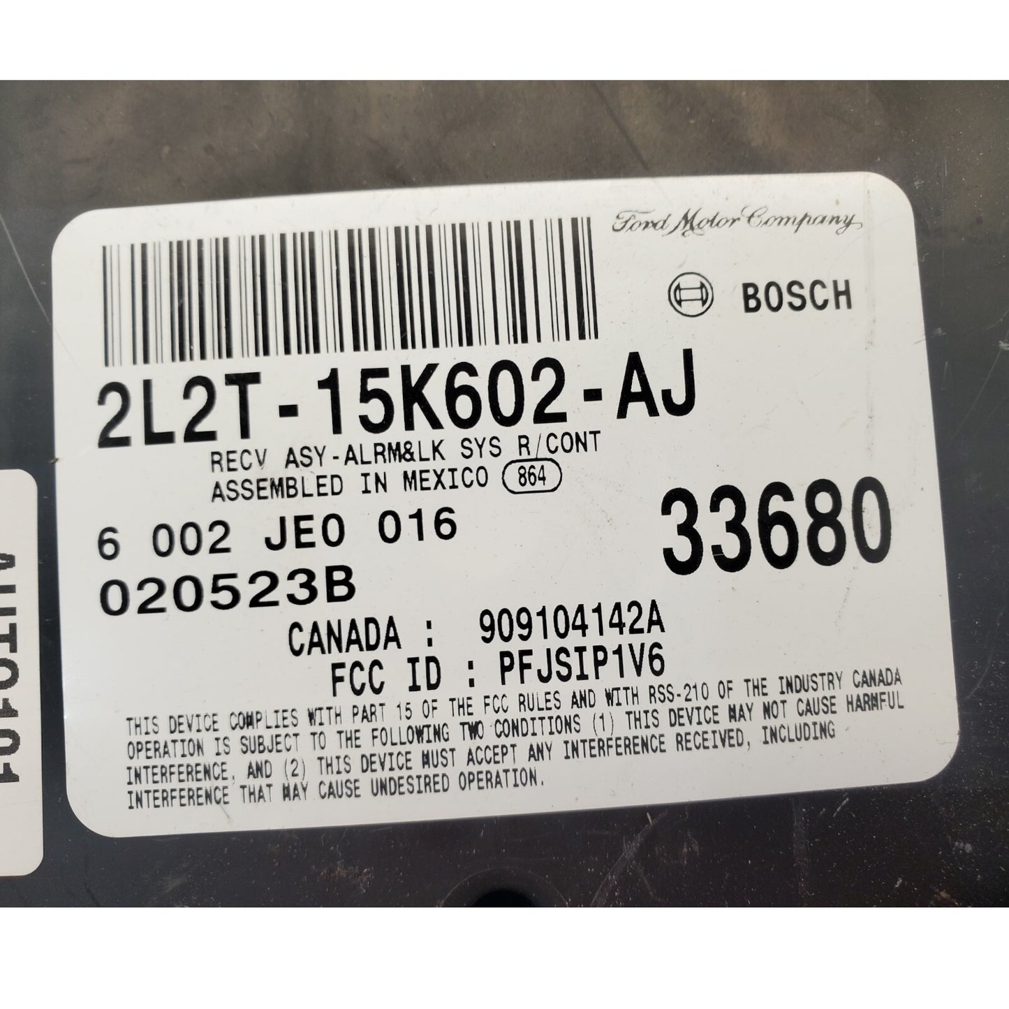 ✅03 OEM Ford Explorer Keyless Entry Anti Control Module 2L2T-15K602-AJ