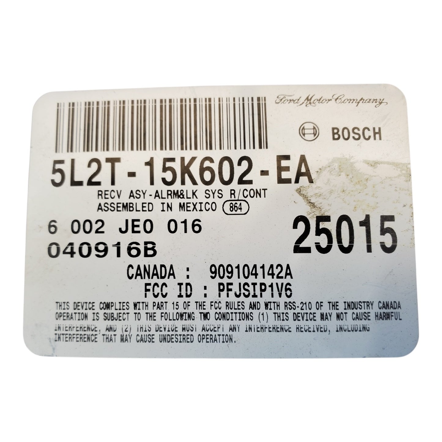 ✅ 05 FORD EXPLORER Anti Theft Keyless Entry Module 5L2T-15K602-EA OEM