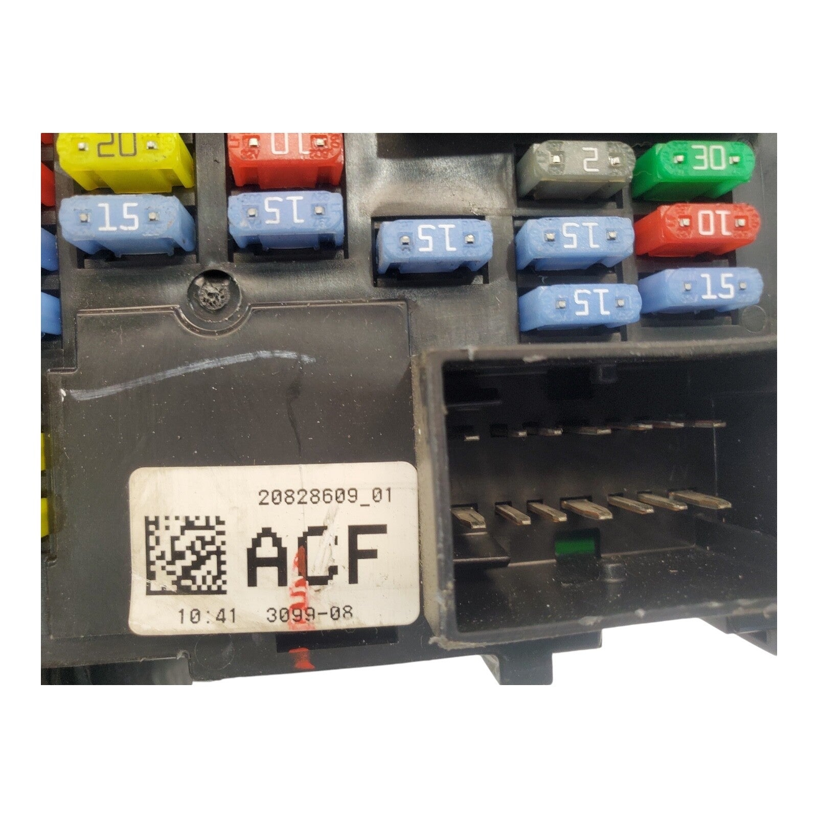 10-11 GMC Sierra 2500HD Cabin Fuse Box 20828609-01 OEM