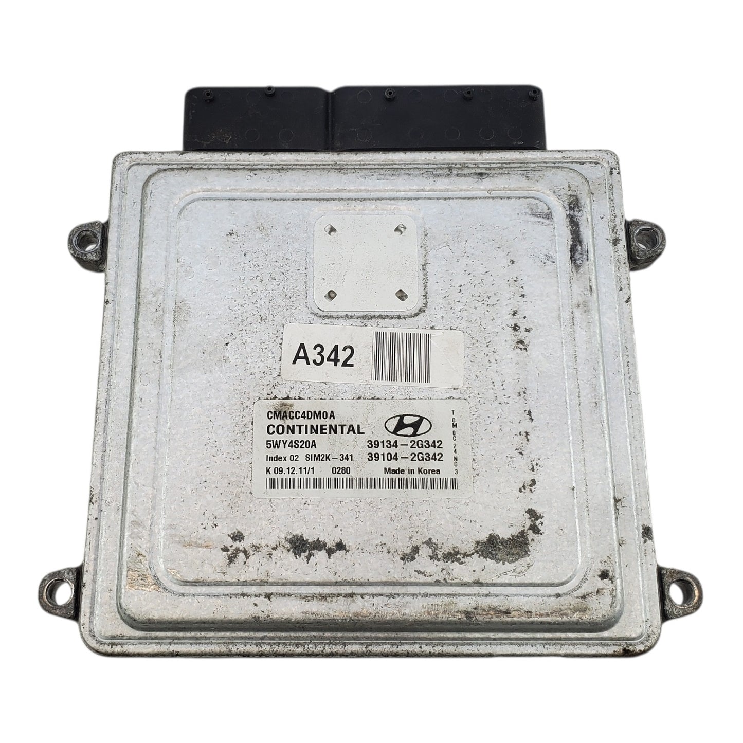 10 11 12 SANTA FE 2.4L AT COMPUTER ENGINE CONTROL ECU ECM EBX  MODULE K1635