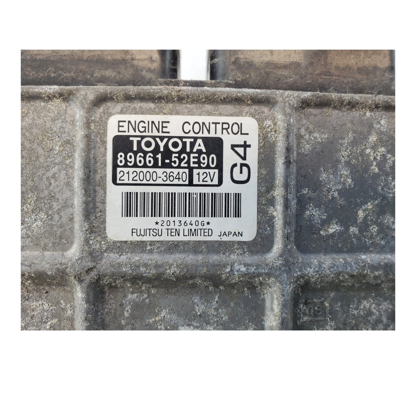 06 07 TOYOTA YARIS ENGINE ECM CONTROL MODULE MT 89661-52E90 8966152E90
