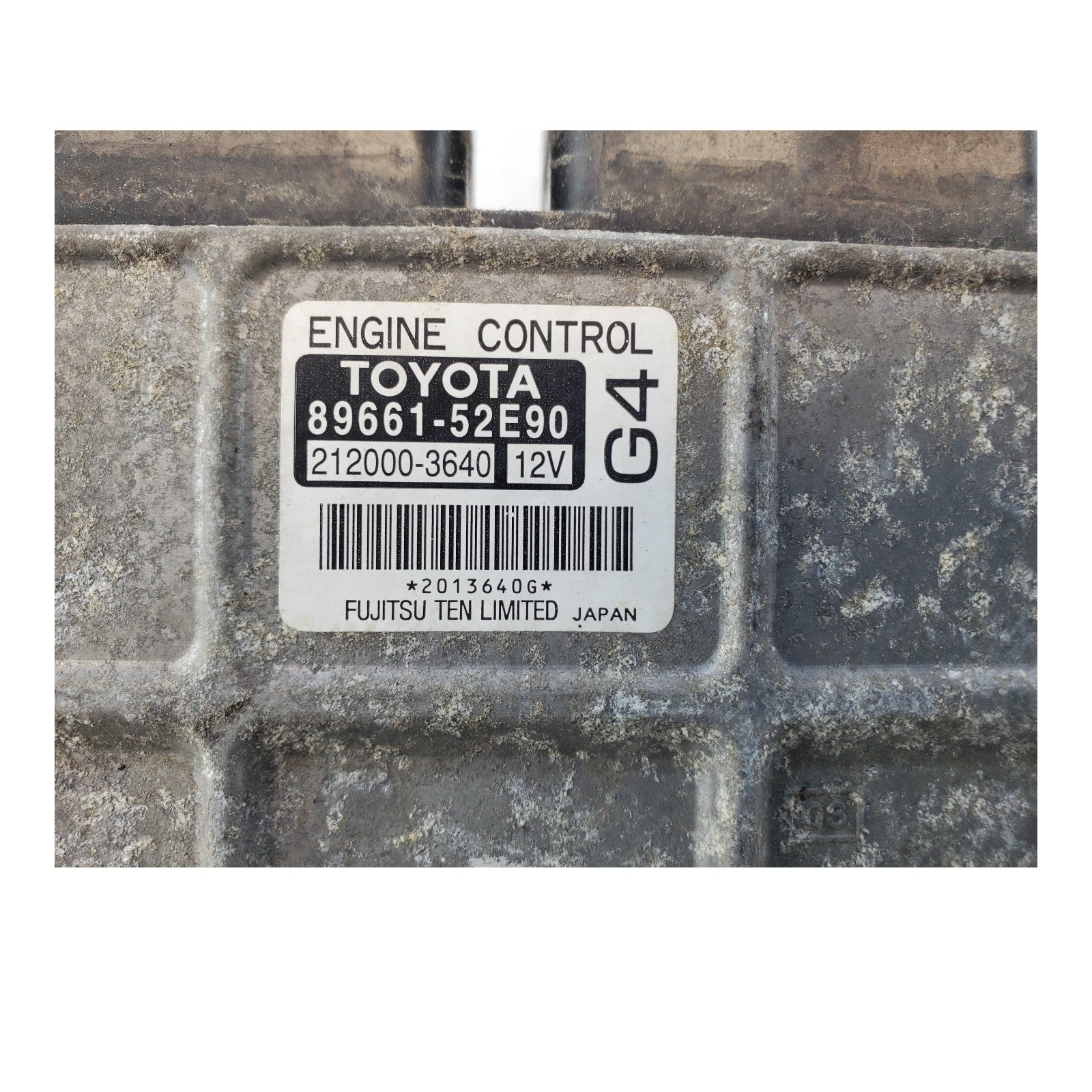 06 07 TOYOTA YARIS ENGINE ECM CONTROL MODULE MT 89661-52E90 8966152E90