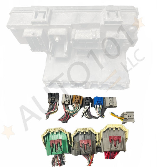 2007-2014 Jeep Dodge Chrysler TIPM Fuse Box Wiring Harness Plug Connectors
