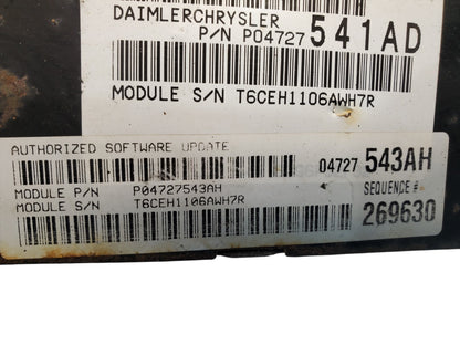 06 Chrysler Pacifica 3.5L Engine Computer Control Module ECM ECU P04727541AD