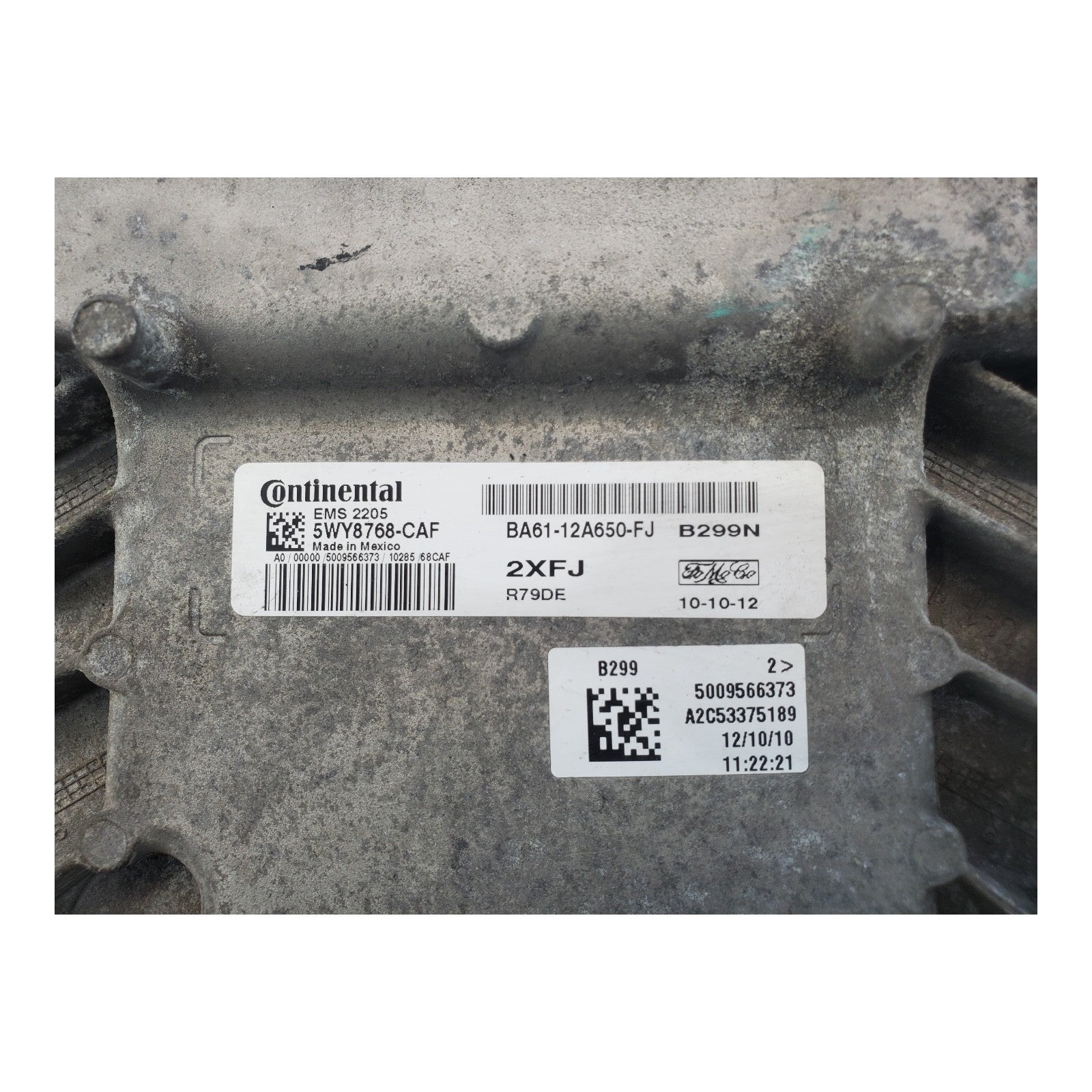 Used 2011 Ford Fiesta  Continental  BA61-12A650-FJ ECU 5WY8768-CAF