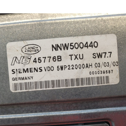 TRANSFER CASE CONTROL MODULE LAND ROVER RANGE ROVER 2003 2004 NNW500440 OEM
