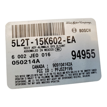 ✅ 05 FORD EXPLORER Anti Theft Keyless Entry Module 5L2T-15K602-EA OEM
