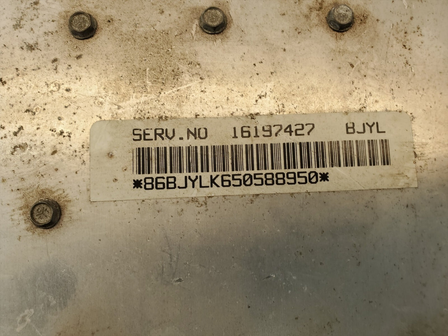 94 Chevrolet GMC C1500 1500 C2500 C3500  Engine Control Unit 16197427 ECM