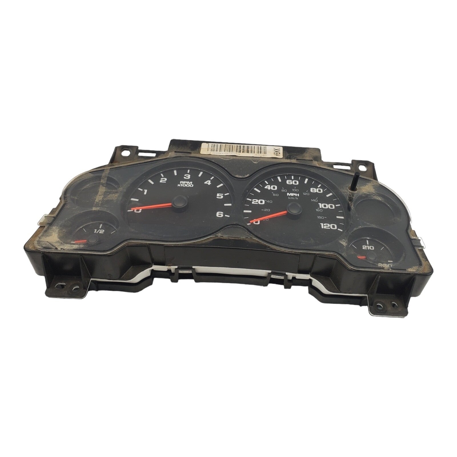 07-10 Chevy Silverado Instrument Cluster Speedometer 28103104