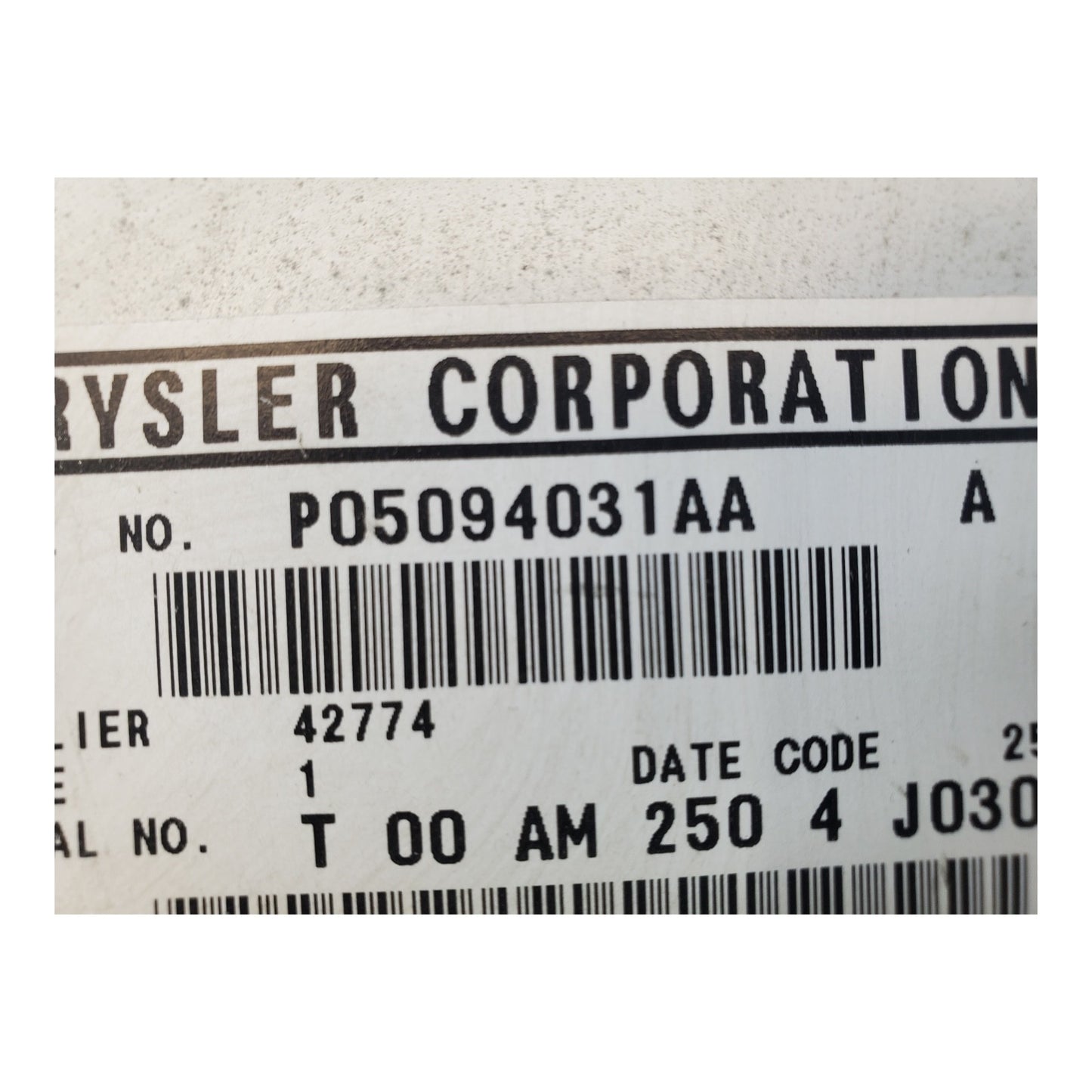 04 05 06 07 08 Chrysler Pacifica 6 disc CD DVD Auto changer OEM P05094031AA