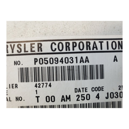 04 05 06 07 08 Chrysler Pacifica 6 disc CD DVD Auto changer OEM P05094031AA