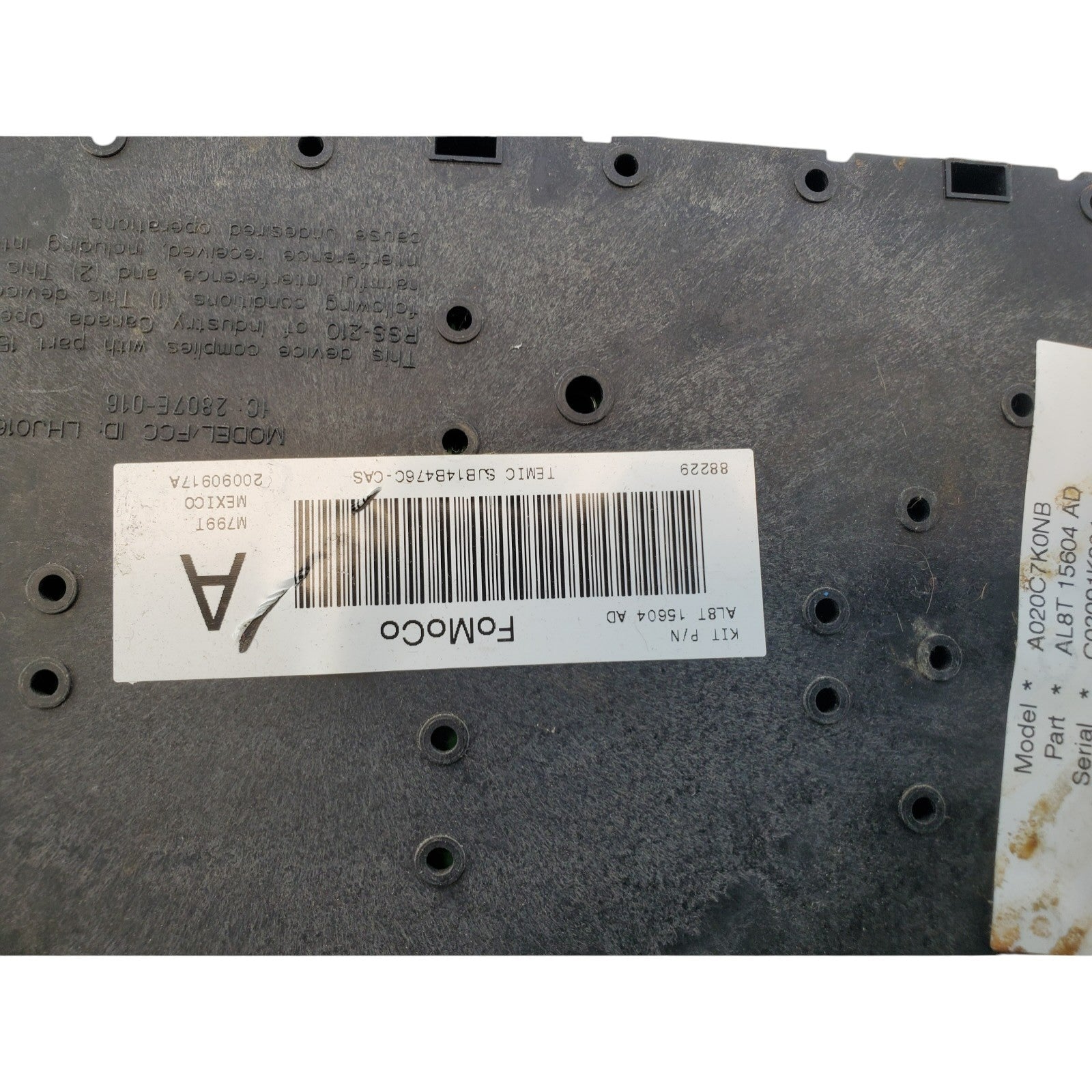 10 MERCURY MARINER Multifunction MODULE AL8T15604AD