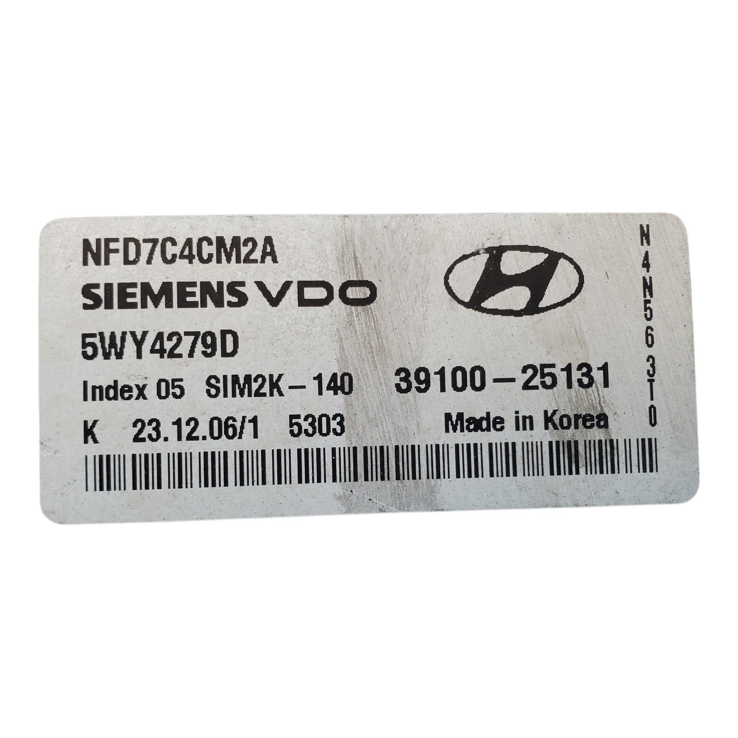 06-08 HYUNDAI SONATA COMPUTER BRAIN ENGINE CONTROL ECU ECM MODULE 39100-25131
