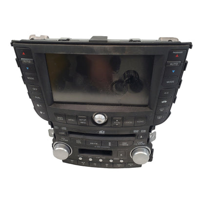 2004-2006 ACURA TL RADIO DVD PLAYER CLIMATE CONTROL PANEL OEM 39100-SEP-A010