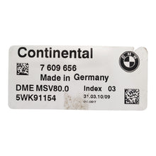 11-13 BMW Continental Engine Control Module 7 609 656